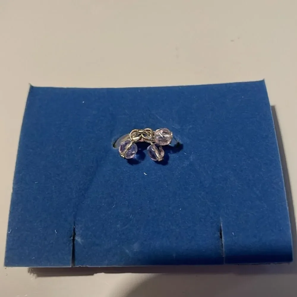 Elegant Avon 2005 y2k Briolette drop anklet and toe‎ ring set